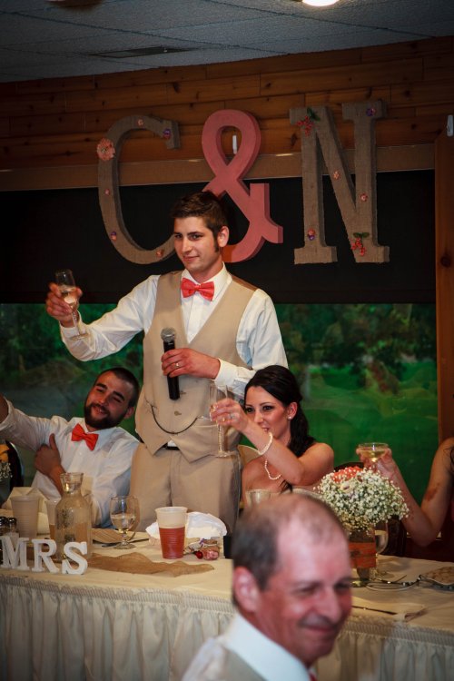 The groom's toast